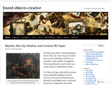 Tablet Screenshot of foundobjectscreative.com